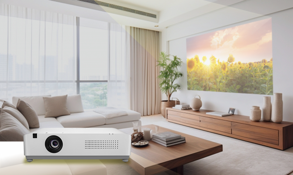 lightweight and elegant laser projector